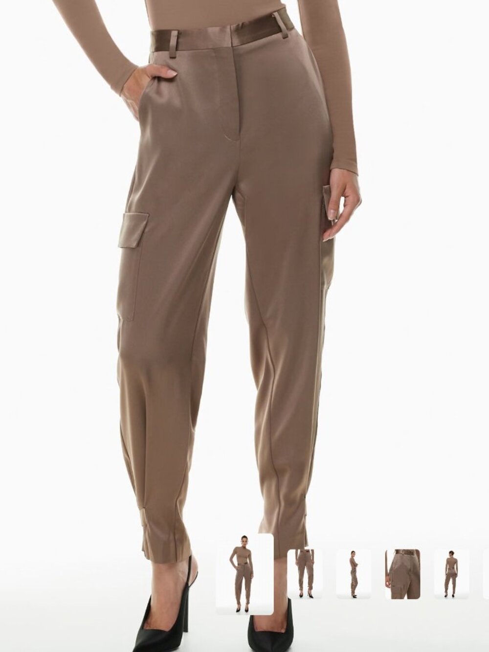 Babaton Refined Satin Cargo Pant Pants Women's size 8